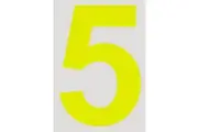 MVP 15cm Day Glo Number 5 Cams Approved VPR-025-5