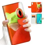 ( For Vivo Y20S ) Wallet Flip Case Cover AJ24012 Frog