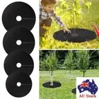 5Pcs Black Weed Control Ground Cover Protector Mat Weeding Barrier Plant Cover