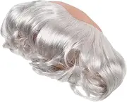 COMPUKAS Funny Bald Cosplay Wig for Halloween Masquerade Parties Comfortable Fit for Men Accessory for Role Playing Themed Events Grey