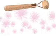 HAKIDZEL Wooden Face Massage Roller Eye Beauty Roller for Neck and Face Care Multi Functional Rolling Massager Tool for Spa Relaxation Smooth Surface for Easy Cleaning