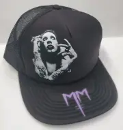 Metal Black Death Gothic Industrial Thrash Purple MManson Trucker Adjustable
