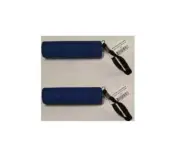2 Ozark Trail LED Mini Flashlight & Batteries Dark Blue Camp Travel Auto 50 Lume