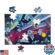 Melissa and Doug Outer Space Glow-in-the-Dark Cardboard Jigsaw Floor Puzzle –