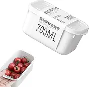 Fresh Food Storage Containers,Fridge Organizers and Storage with Scale - Food Fruit Storage Box Refrigerator Freezer Organizers for Fruit, Vegetables, Meat Pochy