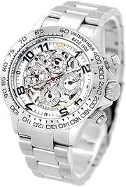 J.HARRISON(ジョン・ハリソン) John Harrison JH-003SW Watch, Silver, Dial color - white, watch