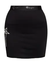 elasticated logo-waistband skirt XL,XS,M,XXL Black