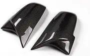 for B&MW 1 2 3 4 X F20 F21 F22 F23 F30 F32 F36 X1 E84 F87 M2 Series Rear View Side Mirror Cover Carbon Fiber Pattern Accessories Auto Accessories