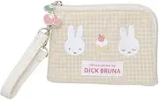 [マリモクラフト] Marimo Craft DBM-2427 Daily Pouch IV Check Series Miffy Approx. W 4.3 x H 3.1 x D 0.4 inches (110 x 80 x 10 mm)