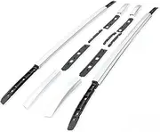 STIDPFZX Roof Rack Compatible for Mitsubishi Outlander 2013-2021 Rails Bar Luggage Carrier Bars Top Cross Bar Rack Rail Boxes Aluminum Car Baggage(Silver)