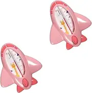 BESPORTBLE 2Pcs Adorable Shape Bathing Water Temperature Sensor for Cute Design for Safe Bathing and Pool Use Pink