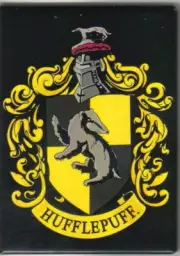 Harry Potter House of Hufflepuff Logo Crest Refrigerator Magnet, NEW UNUSED