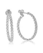 Amairah 14K 1.00 ct. tw. Lab-Grown Diamond Hoops