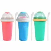 3x Slushie Maker Cup Quick Freeze Magic Milkshake Cup Ice Cream Maker Value Set