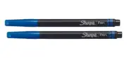 Sharpie Pen Felt Tip Fine Tip Blue Permanent Bold Ink 2/Pk Office School Home