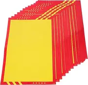 Angoily 20pcs Poster Advertising Paper Advertising Signs Yard Sale Signage Label for Commerce Signs Sale Tags Advertisement Tags Coated Paper Yellow