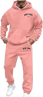 [Aniywn] Men Lounge Sweatshirts Athletic Sweatsuits Sets for Men's Tracksuit 2 Piece Hoodies Casual Jogging Gym Sweat Suits