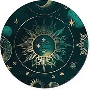 CafePress Celestial Moon Apparel and Home Décor Round Car Magnet
