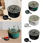 Ceramic Teapot Warmer Multifunctional Retro BBQ Grill Coffee Milk Tea Warmer