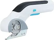 3.6V Cordl Electric Scissors Rechargeable Tailoring Scissors Leather Fabric Cutting Cloth Cutter Carpet PVC Leather Cutting Tools Black & White Black & White