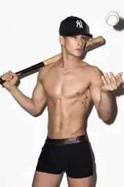 [D171] Male Model Showing Off Body To Viewer Fine Art Hunky Physique