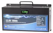 Powertech 12.8V 100Ah Lithium Slimline Deep Cycle Battery with Metal Case