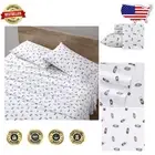 Explore Lantern White Full Bedding Set – Soft Percale Cotton Sheets for All Ages