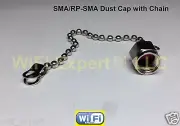 1 x Dust cap with chain for SMA female or RP-SMA RF connector ships from USA