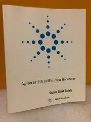 Agilent 81101-91021 811004A 50 MHz Pulse Generator Quick Start Guide