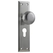 Richmond Euro Knob Set, Satin Chrome