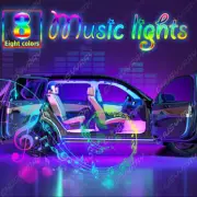 RGB LED Glow Car Interior Lamp Under Dash Footwell Seats For Car Inside Lighting
