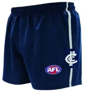 AFL Footy Team Boys Kids Youths Junior Logo Replica Playing Baggy Footy Shorts