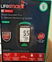 Lifesmart Blood Glucose Plus β-Ketone Monitoring System SOLD AS IS