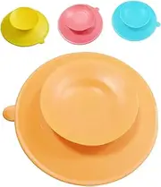 BESTOYARD Elderly Tableware Sucker Dish Silicone Sucker Suction Pads for Plate Bowl Toddler Plate Bowl Fixing Pad