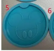 Bulk lot of 29 molds Mr. Mouse car coaster small geode silicone mold