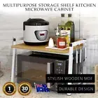 Perfect Kitchen Hutch Cabinet Shelf Storage Multipurpose Stand Microwave 57 cm