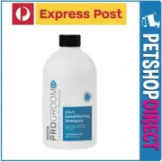 ProGroom 2 in 1 Conditioning Shampoo 500ml EXPRESS POST