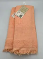 Fingertip Cross Stitch Towels Vintage Peach Set Charles Craft