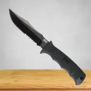 SOG Seal Pup Elite Hard Nylon Sheath Fixed Blade Knife - E37T-K