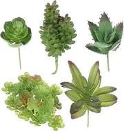 Realistic Artificial Succulents Plants Unpotted Fake Succulent Picks for Home Office Hotel Garden Decor