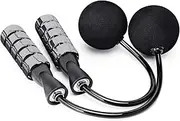 Training Ropeless Skipping Rope for Fitness, Adjustable Weighted Cordless Jump Rope for Adults