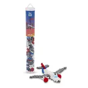 100pc Plus-Plus Tube Airplane Build Puzzle Motor Kids/Toddler 3D Fun Toy 5y+