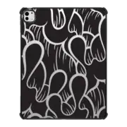 iPad Pro 13-inch (M4) iPad Impact Case SUPER WAVY (BLACK)