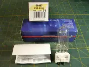 (2) GE CP82 FRK 120V SHOWBIZ Quartzline Halogen Lamp - 120V - 500W - GY9.5 Base