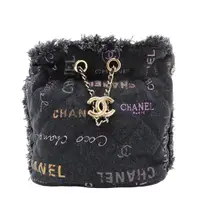 在飛比找Yahoo奇摩購物中心優惠-【二手名牌BRAND OFF】CHANEL 香奈兒 灰色 丹