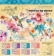 Graphic 45 Collection Pack 12"X12"-Flight Of Fancy