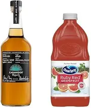 Paloma Cocktail Set: Casamigos Anejo Tequila 700ml & Ocean Spray Ruby Red Grapefruit 1.5 Litre