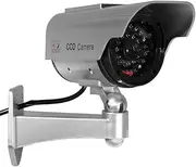 SOL 1200 Camera Dummy LED Surveillance Dummy Alarm System CCTV Camera Solar Panel