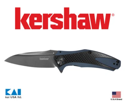 Kershaw Knives 7007CF Natrix Folding Knife 3.25" 8Cr13MoV Blade Sub-Frame Lock