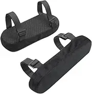 Vsenkes 2Pcs Armrest Cushion Arm Rest Cover Universal Anti Slip Soft Office Chair Arm Pad Memory Foam Armrest Pad for Office Chairs